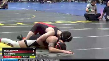 149 lbs Cons. Round 2 - Bryce Wittman, Ohio Wesleyan vs Isaiah Bretz, Heidelberg