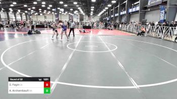 160 lbs Round Of 32 - Demonta Fagin, GA vs Anthony Archambault, MA