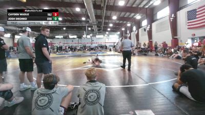 109 lbs Round 2 (12 Team) - Josh DeOreo, Garnet Valley vs Cayden Wadle, Yale St