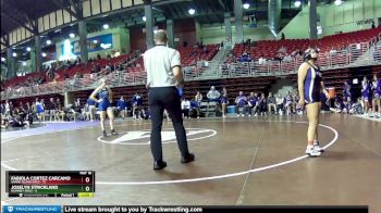 170 lbs Round 3 (8 Team) - Fabiola Cortez Carcamo, Grand Island Girls vs Joselyn Strickland, Kearney Girls