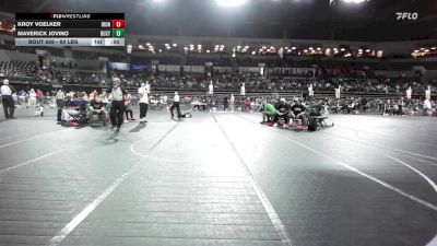 60 lbs Consi Of 16 #2 - Kroy Voelker, Iron Horse vs Maverick Jovino, Buxton (NJ)