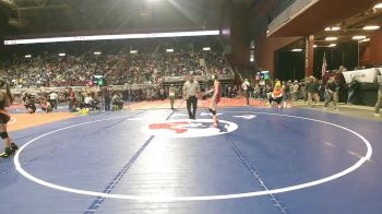 105 lbs Quarterfinal - Rylin Plant, Rock Springs vs Hazel Gaukel, Niobrara County