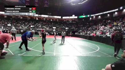 98 lbs Cons. Round 2 - Breanna Devine, CNY2 vs Grace Nelson, Unattached