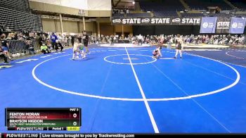 53 lbs Champ. Round 1 - Brayson Higdon, South West Washington Wrestling Club vs Fenton Moran, South Kitsap Wrestling Club