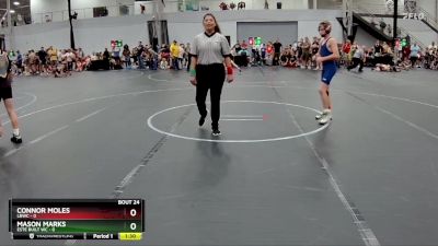 98 lbs Round 6 (8 Team) - Connor Moles, LBWC vs Mason Marks, Este Built WC