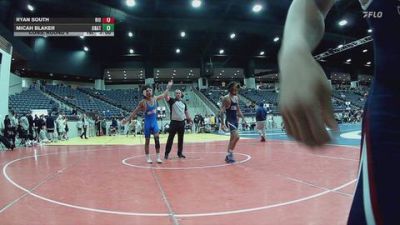 125 lbs Cons. Round 4 - Micah Blaker, Unattached vs Ryan South, University Of Rio Grande