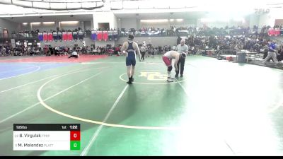 195 lbs Round Of 32 - Benjamin Virgulak, Fairfield Prep vs Michael Melendez, Platt