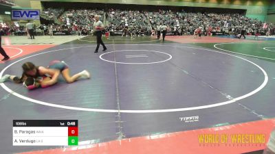 106 lbs Consi Of 16 #1 - Bianca Paragas, Waianae Searider vs Alaina Verdugo, La Grande Girls