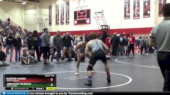 174 lbs Champ. Round 2 - Karter Kares, Grays Harbor vs Abraham Dejesus, Unattached