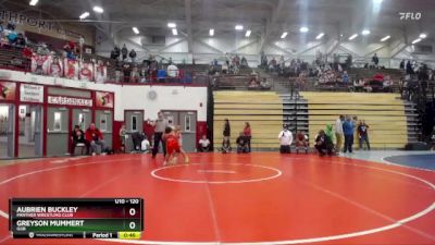 120 lbs Round 1 - Aubrien Buckley, Panther Wrestling Club vs Greyson Mummert, GGB