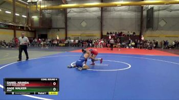 126 lbs Cons. Round 4 - Gage Walker, Bixby vs Daniel Aranda, Lake Highland Prep