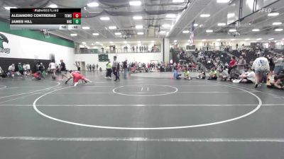 190 lbs Cons. Round 4 - James Hill, Hutchinson High School vs Alejandro Contreras, Team Central Wrestling Club
