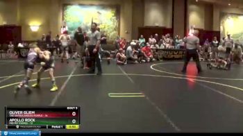 65 lbs Round 2 (6 Team) - Apollo Rock, Mid MO Vikings vs Oliver Gliem, The Untouchables Purple