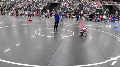 68-83 lbs Quarterfinal - Paxton DeGroff, Burwell Wrestling vs Cutler Longacre, Seward Wrestling