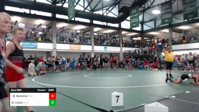 85-91 lbs 3rd Place Match - Brady Ramirez, Contenders Wrestling Academy vs Brady Lowe, Backyard Brawlers - Midwest