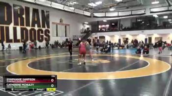 170 lbs Cons. Round 2 - Symphanie Sampson, Schreiner University vs Catherine McNulty, Indiana Tech University