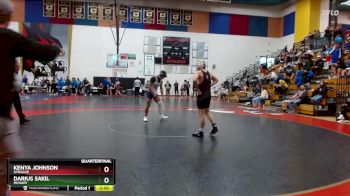 190 lbs Quarterfinal - Kenya Johnson, Sprague vs Darius Sakil, McNary