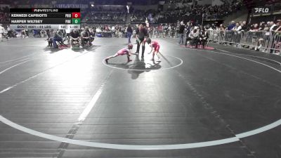 41 lbs Quarterfinal - Kennedi Capriotti, Pride WC vs Harper Wiltsey, Pinelands