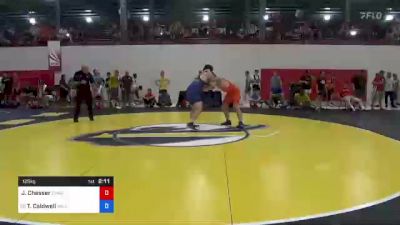 125 kg Round Of 64 - Jonathan Chesser, Charleston Regional Training Center vs Tony Caldwell, Valley Center Wrestling Club