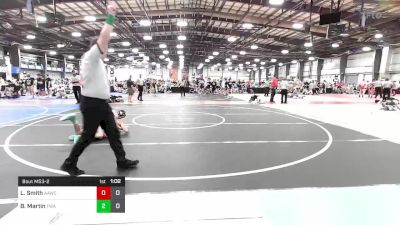 106 lbs Rr Rnd 2 - Lukas Smith, All American Wrestling Club vs Benjamin Martin, Felix Wrestling Academy Black