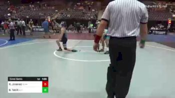 126 lbs Consolation - Raul Wito Jimenez, Sunkist Kids / Monster Garage vs Brycen Tablit, Elite Force Wrestling