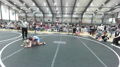 80 lbs Quarterfinal - Remington Scanlan, Team Aggression vs Daisy Fournier, Outlaw WC