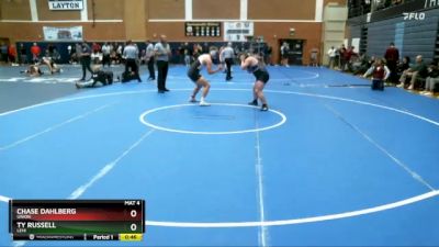 215 lbs Cons. Round 4 - Chase Dahlberg, Union vs Ty Russell, Lehi