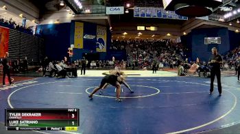 132 lbs Quarterfinal - Tyler Dekraker, Chantilly vs Luke Satriano, Valley Central