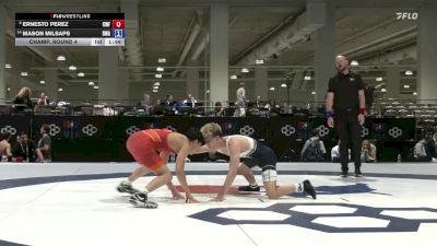 57 lbs Champ. Round 4 - Ernesto Perez, Cyclones Wrestling & Fitness vs Mason Milsaps, Boneyard Wrestling Academy