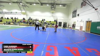 141 lbs Champ. Round 1 - Chris Guerrero, Victor Valley College vs Brandon Rivera Rivera, Moorpark College