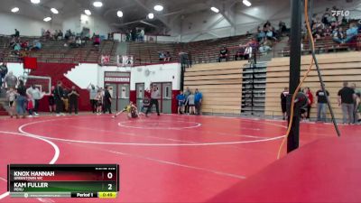 73-79 lbs Semifinal - Kam Fuller, Peru vs Knox Hannah, Greentown WC