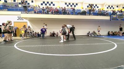 75 lbs Rr Rnd 2 - Willa Green, Coweta Tiger Wrestling vs Madalynn Turman, Vian Wrestling Club