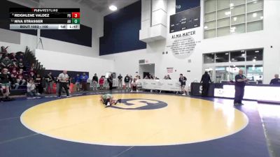 100 lbs Champ. Round 1 - Niva Strasser, Aliso Niguel vs Reighlene Valdez, Poly/Long Beach