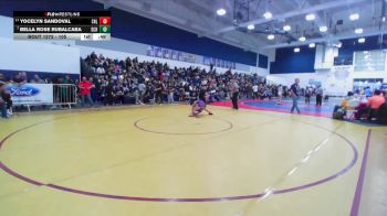105 lbs Cons. Round 3 - Bella Rose Rubalcaba, Schurr vs Yocelyn Sandoval, Shadow Hills