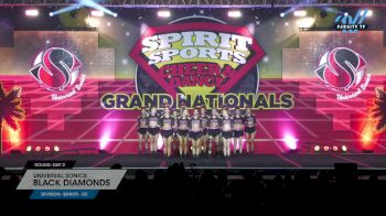 Universal Sonics - Black Diamonds [2025 L5 Senior - D2 Day 2] 2025 Spirit Sports Grand Nationals