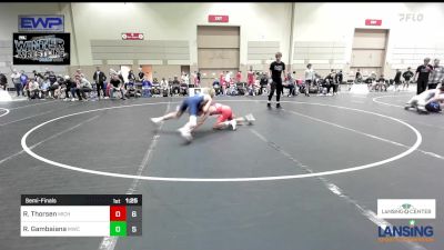 105 lbs Semifinal - Rylan Thorsen, Michigan Premier WC - (B) vs Rocco Gambaiana, MWC Wrestling Academy