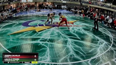 107 lbs Semis & 1st Wrestleback (8 Team) - Joseph Calvillo, Batavia vs Lincoln Stanek, LaCrosse Aquinas