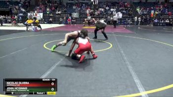 154 lbs Cons. Round 4 - John McGinnis, Oak Forest Warriors WC vs Nicolas Olvera, Naperville WC