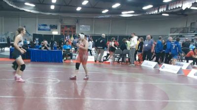 57kg Champ. Round 2 - Aqilah Salim, Selkirk Bears Wrestling Club vs Iringo Leder, Matmen Wrestling Club