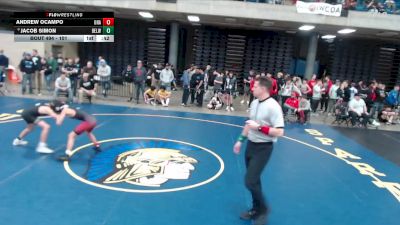 101 lbs Cons. Round 2 - Jacob Simon, Unattached vs Andrew Ocampo, Unattached