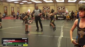 52 lbs Semis & 1st Wrestleback (8 Team) - Joseph D`Allesio, Triumph WC vs Noah Zapata, Olympic