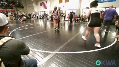 160 lbs Rr Rnd 3 - Kenzie Church, Skiatook Youth Wrestling vs Jacelynn Elliott, Mannford Pirate Youth Wrestling