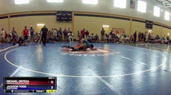 157 lbs Semifinal - Michael Ortega, Portage Wrestling Club vs Jackson Todd, Unattached