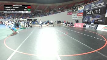 5A Boys 120 lbs Champ. Round 1 - Yair Suarez, McKay Boys vs Phoenyx Pennell, Ashland Boys
