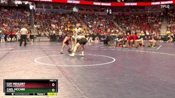 2A-106 lbs Quarterfinal - Coy Mehlert, Union, LaPorte City vs Cael McCabe, Fairfield