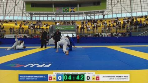PAULO HENRIQUE FARIAS DOS SANTOS vs JOAO HENRIQUE BADKE DE MELO 2026 FPJJ Circuito Paulista GI Etapa 3