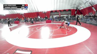 165 lbs Champ. Round 2 - Lane Pernsteiner, Wausau West High School vs Dominic Viebrock, Saint Croix Falls High School Wrestling