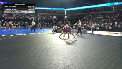 165 lbs Consi Of 16 #1 - Syd Villegas, Abraham Lincoln (SF) vs Damien Valdez, Lemoore HS (CS)