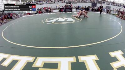 135 lbs Sarah Pearson, Pennsylvania Blue vs Erika Sleznikow, Wisconsin