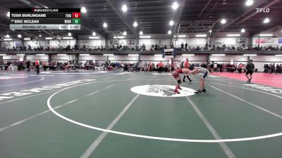 157 lbs Round Of 64 - Tosh Burlingame, Ithaca vs Eric McLEAN, Webster Thomas